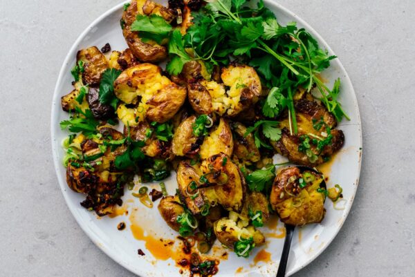 smashed potatoes | www.iamafoodblog.com