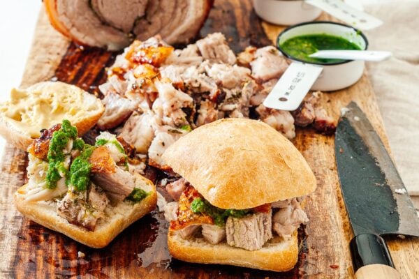 sliced porchetta | www.iamafoodblog.com