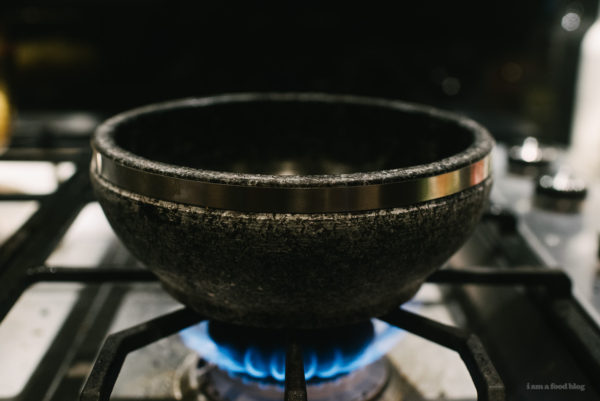 Mac and Kimcheese Dolsot Bibimbap