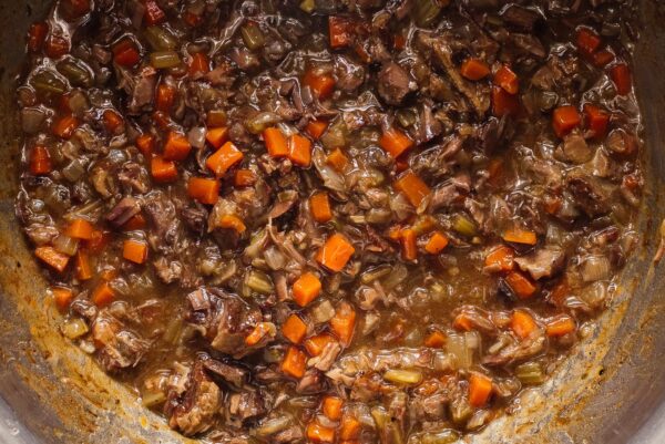 Lamb shepherd's pie filling | www.iamafoodblog.com