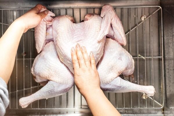 spatchcocking turkey | www.iamafoodblog.com