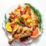 spatchcock turkey recipe | www.iamafoodblog.com