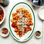 When you’re looking for a quick and comforting tomato-y, garlicky pasta, this ultimate umami bomb tomato sauce will hit all the right notes. #tomatosauce #umami #pasta #pastasauce #dinner #recipes #recipe