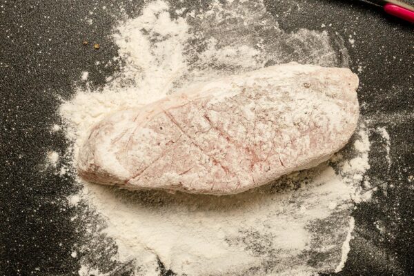 flouring pork chop | www.iamafoodblog.com