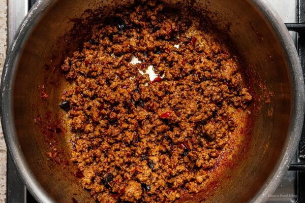 turkey mapo sauce | www.iamafoodblog.com