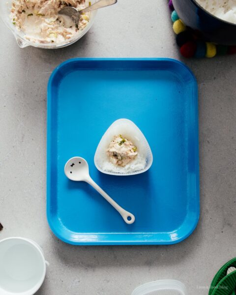 How to Make Tuna Onigiri: Miffy Tuna Onigiri | www.iamafoodblog.com