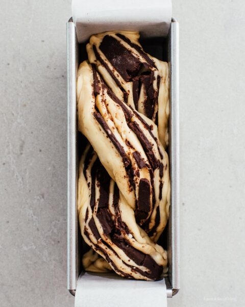Small Batch Mini Chocolate Sourdough Babka Loaf | www.iamafoodblog.com