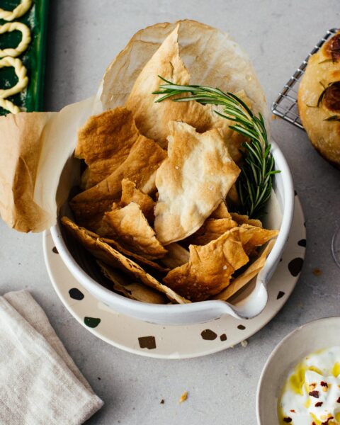 Small Batch Sourdough Crackers