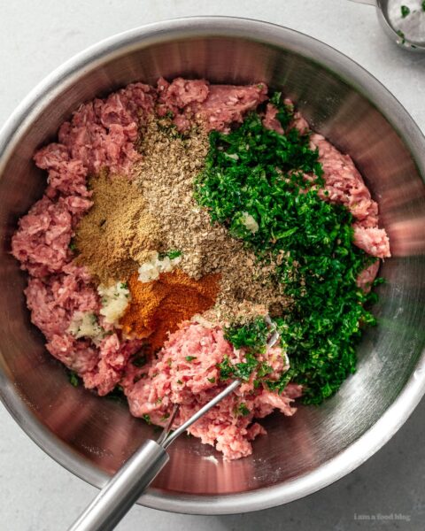 Moroccan Lamb Meatballs in Tomato Sauce | www.iamafoodblog.com