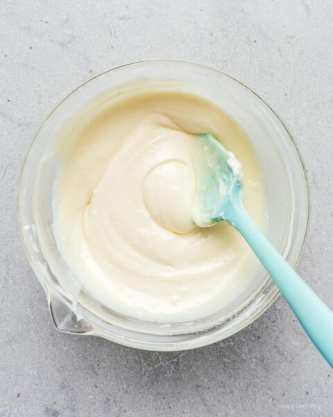 basque cheesecake batter | www.iamafoodblog.com