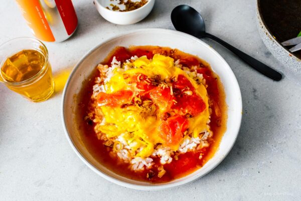 Chinese Tomato Egg Stir Fry | www.iamafoodblog.com