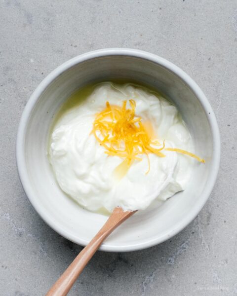 Pan-fried Halloumi with Israeli cous cous salad | www.iamafoodblog.com
