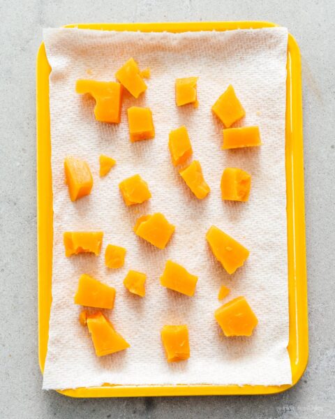 Keto Air Fryer Popcorn Cheese Puffs Recipe | www.iamafoodblog.com