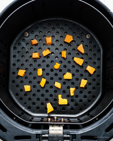 Keto Air Fryer Popcorn Cheese Puffs Recipe | www.iamafoodblog.com