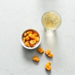 Keto Air Fryer Popcorn Cheese Puffs Recipe | www.iamafoodblog.com