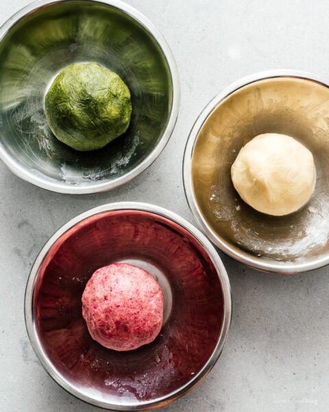 Matcha Strawberry and Vanilla Sugar Cookies | www.iamafoodblog.com