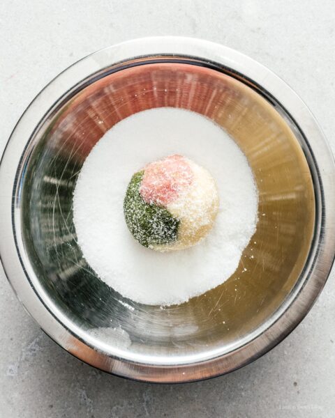 Matcha Strawberry and Vanilla Sugar Cookies | www.iamafoodblog.com