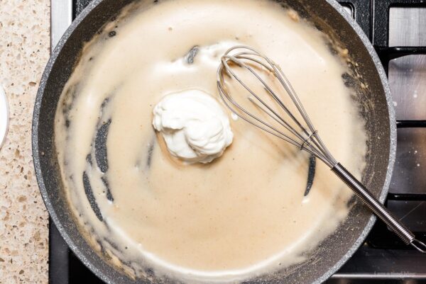 Sour Cream and Onion Pasta Recipe | www.iamafoodblog.com