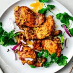 air fryer chicken thighs | www.iamafoodblog.com