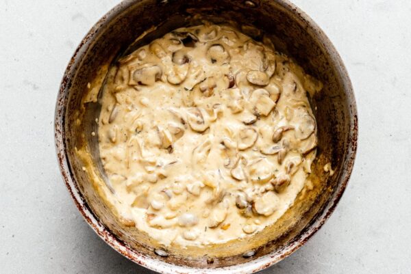 mushroom sauce for green bean casserole | www.iamafoodblog.com