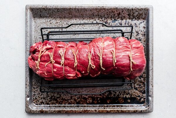 tied off beef tenderloin | www.iamafoodblog.com