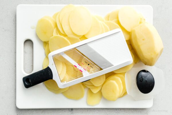 sliced potatoes | www.iamafoodblog.com
