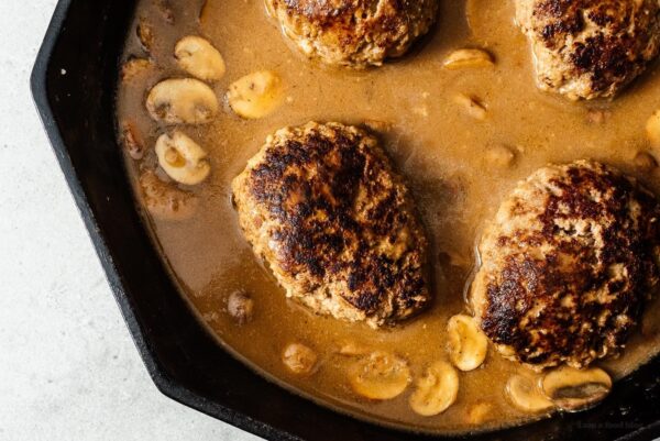 Salisbury steaks | www.iamafoodblog.com