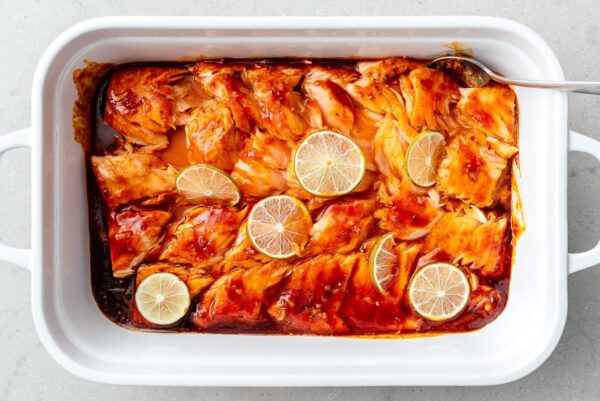 flaked baked salmon | www.iamafoodblog.com