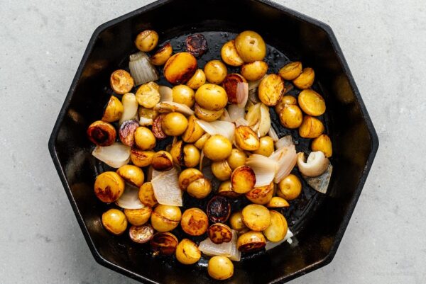 aromatics for corned beef hash | www.iamafoodblog.com