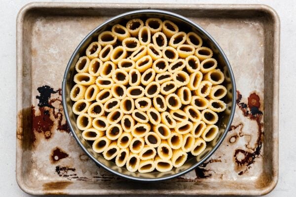 rigatoni for honeycomb pasta | www.iamafoodblog.com