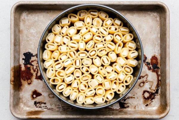 stuffed rigatoni for honeycomb pasta | www.iamafoodblog.com
