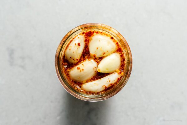 homemade pickled garlic | www.iamafoodblog.com