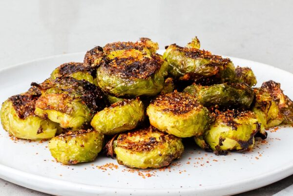 smashed brussel sprouts | www.iamafoodblog.com