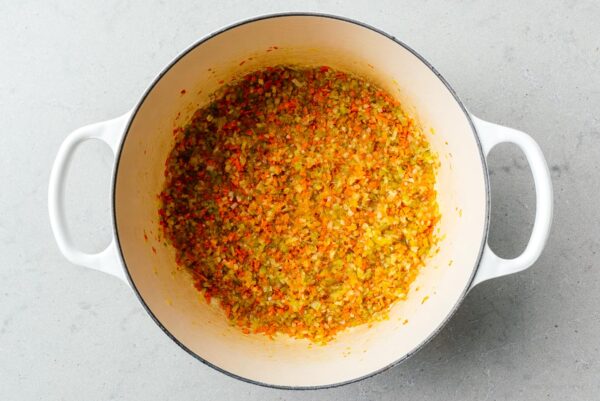 cooked soffritto | www.iamafoodblog.com