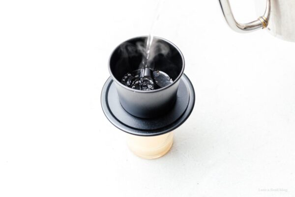 blooming Vietnamese coffee | www.iamafoodblog.com
