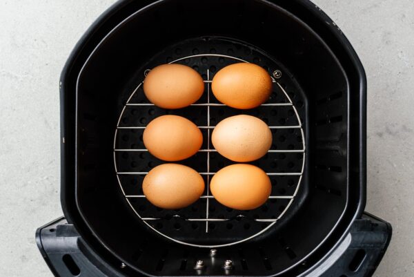 air fryer eggs | www.iamafoodblog.com