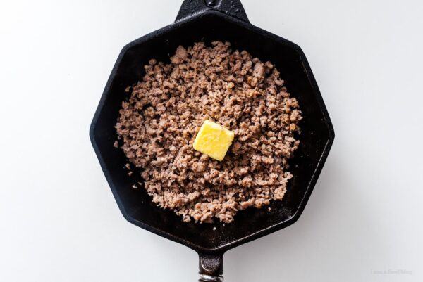 sausages with butter | www.iamafoodblog.com