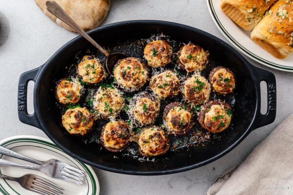 stuffed mushrooms | www.iamafoodblog.com