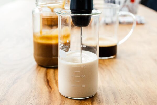 Frothing Milk | www.iamafoodblog.com