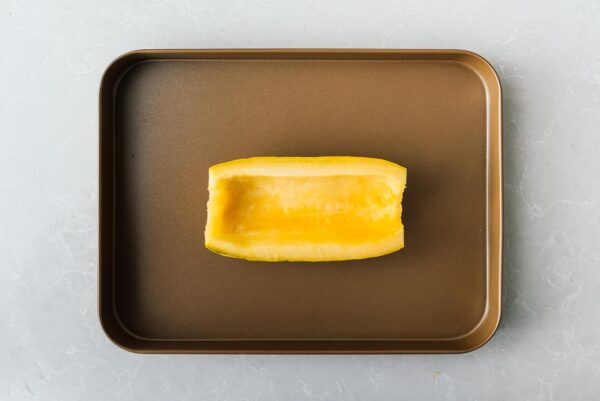 halved delicata squash | www.iamafoodblog.com