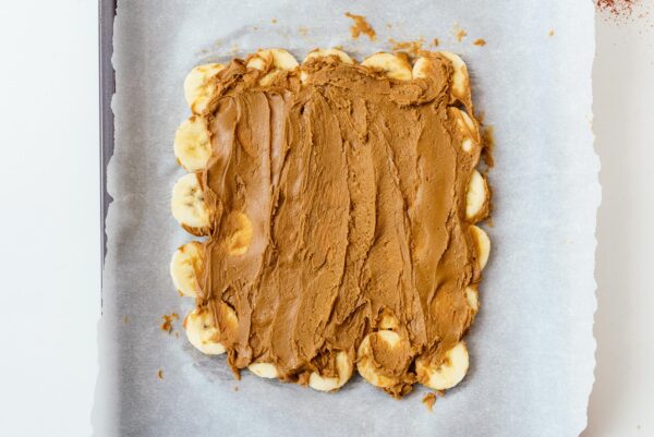 nut butter for banana bark | www.iamafoodblog.com