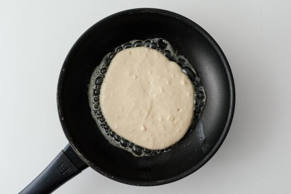 making scrambled pancakes | www.iamafoodblog.com