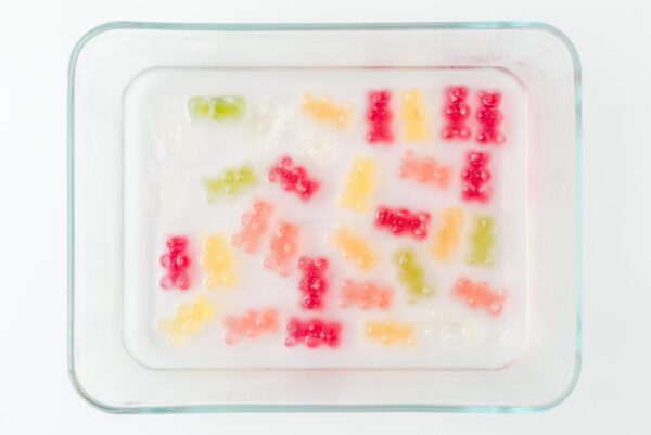 how to make frozen gummy bears | www.iamafoodblog.com