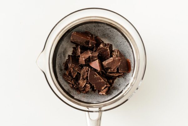 chocolate in a double boiler | www.iamafoodblog.com