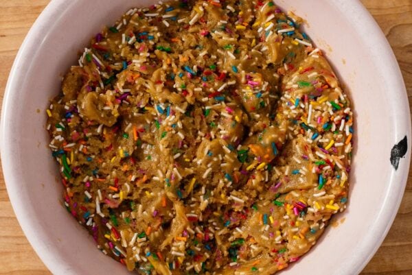 sprinkle cookie batter | www.iamafoodblog.com
