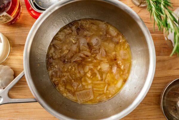 Making au poivre sauce | www.iamafoodblog.com